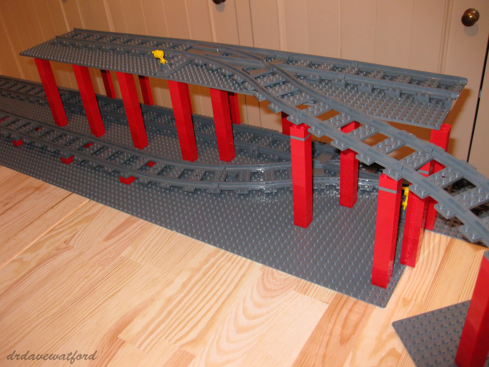 Lego top train incline